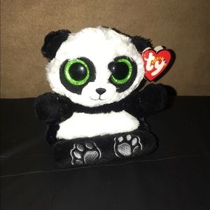 TY Peek A Boos POO the Panda~Phone Holder~SUPER CUTE!!